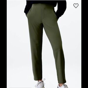 Athleta Brooklyn Midrise Ankle   Pants Green 6